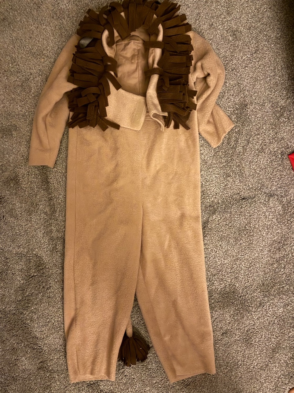 Kids Lion Costume - Tan with Brown Mane